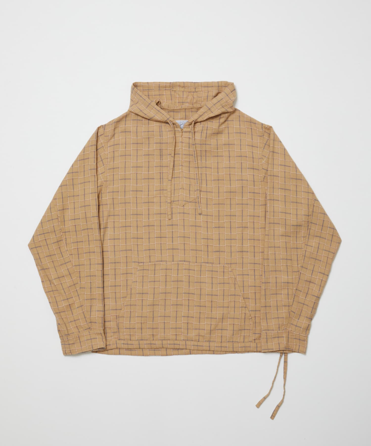 PULLOVER MEXICAN HOODED SHIRT(PLAID) / baloriginal dot comme