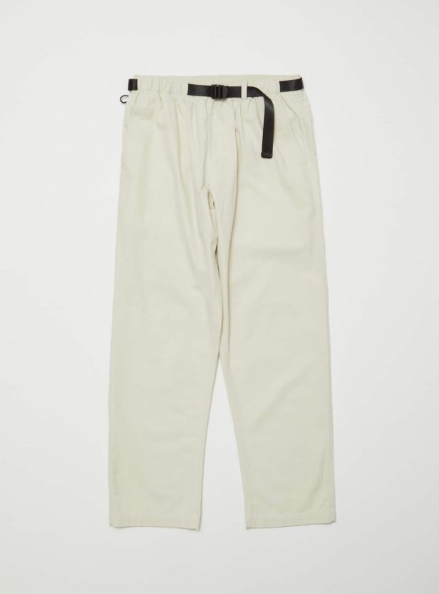 COTTON TWILL PLEATED TROUSER