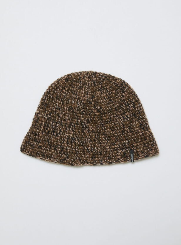 MIXED HAND KNIT BUCKET HAT
