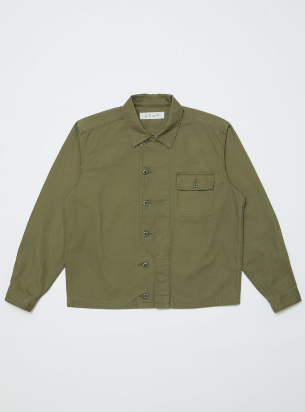 CREW HERRINGBONE OVER SHIRT