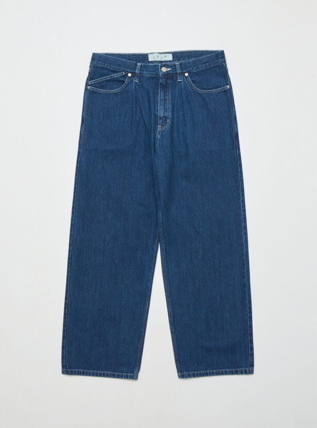 12OZ STRAIGHT LEG 5P WASHED JEAN