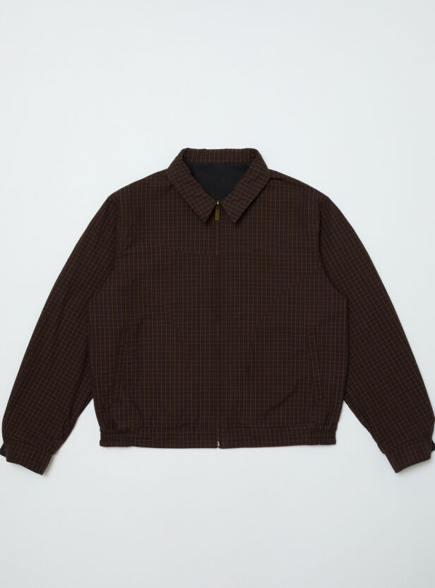 CORDUROY & CHECKED REVERSIBLE BLOUSON