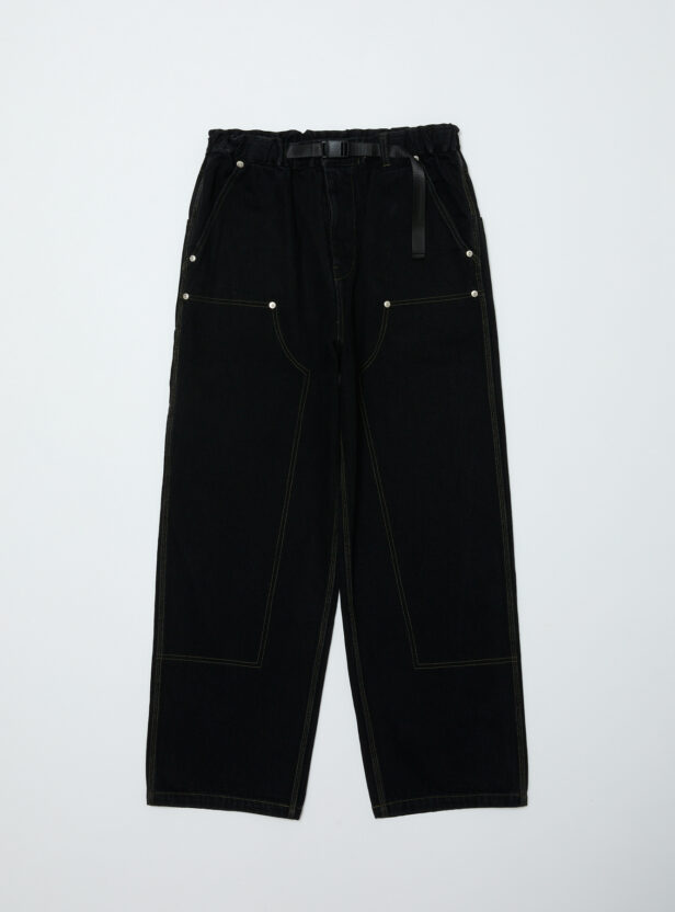 DENIM FAUX STITCH CARPENTER PANT