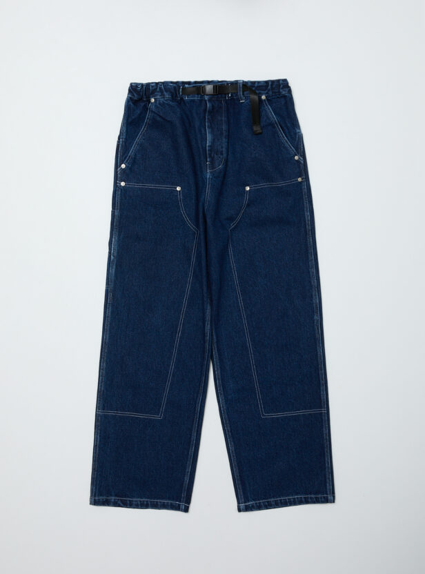 DENIM FAUX STITCH CARPENTER PANT